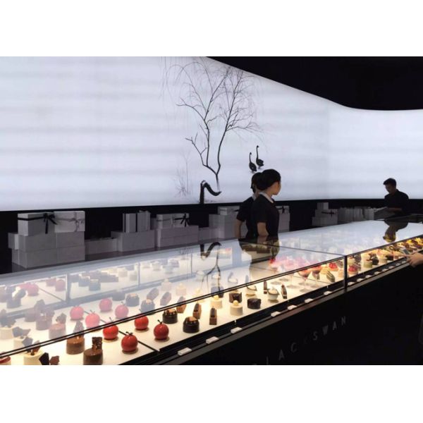 Square Bakery Commercial Refrigerated Display Cases With 1 Big Drawer Or 3 Small Drawers