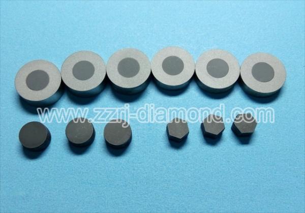 Polycrystalline diamond blanks For making high carbon wire drawing die