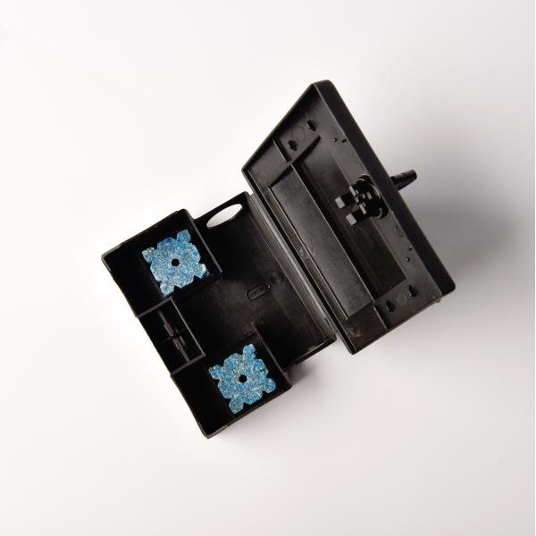 Granja regular caja de ratas ratones ratones trampa dura duración de plástico negro cebo estación de control de plagas