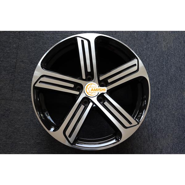 7.5J 5 Spoke Alloy Wheels 19 Inch Rims For Volkswagen GOLF VII 7 R