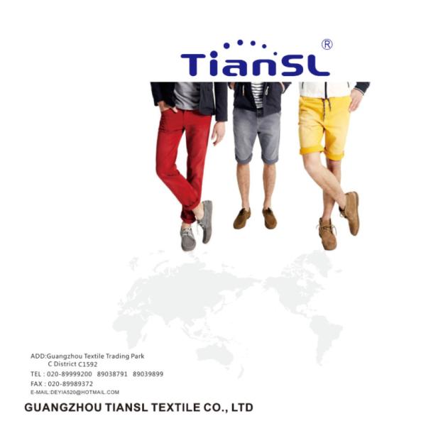 OEM Cotton Blended Yellow RFD Denim Fabric 8 oz