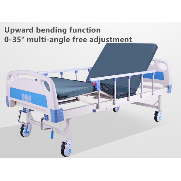 Double Crank Adjustable Hospital Bed Multifunctional Hospital Manual Nursing Beds