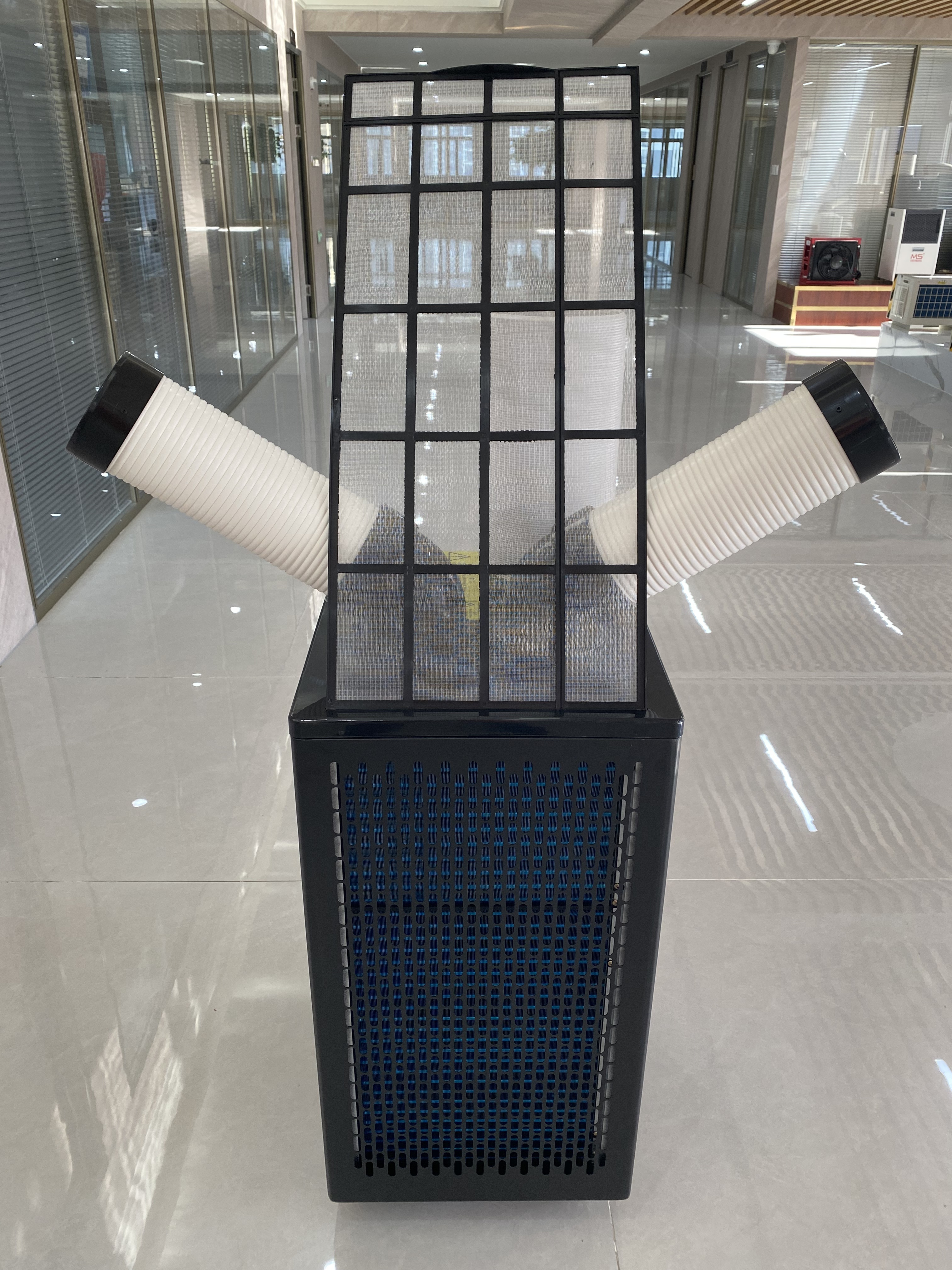 R410a Refrigerant Gas Mobile Air Conditioner Single Hose Venting Factory Portable Design