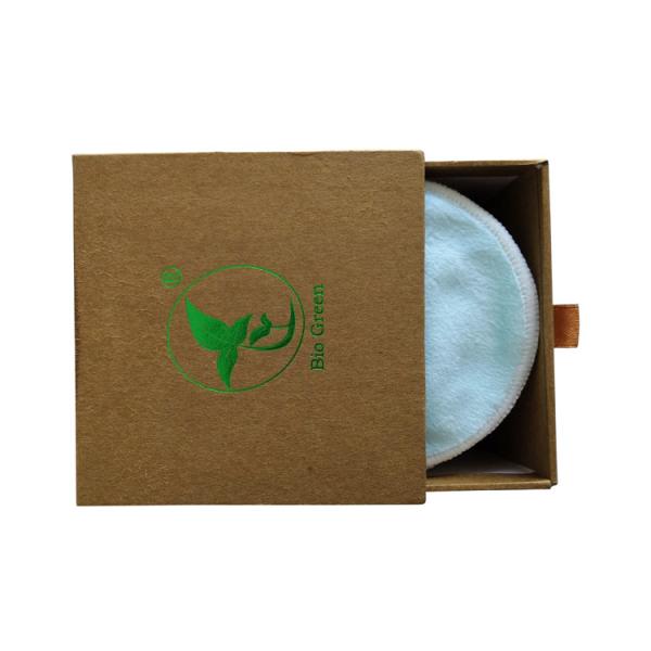 Printed Bamboo Reusable Makeup Remover Pads For Mother Customized Color
