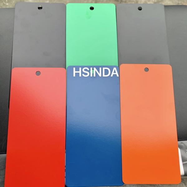 Полублестящая атласная полиэстерная распылительная краска порошковое покрытие RAL цвет