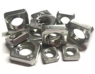 DIN562 Heavy Hex Nuts Square Thin Nut Steel Carbon Steel Weld Zinc Plate Surface