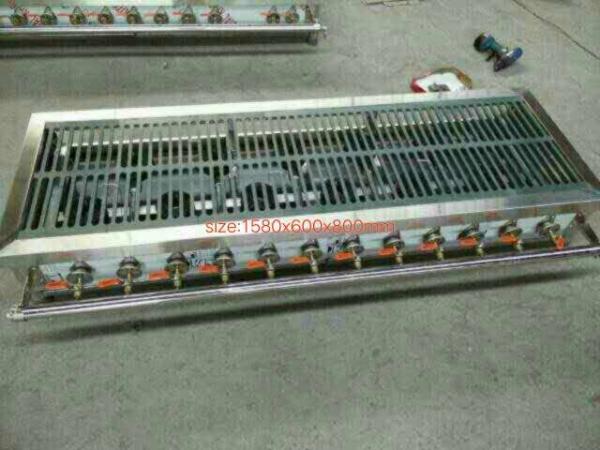 stainless steel kitchen oven worked by nature gas 1580mmx600mmx800mm stainless steel 201