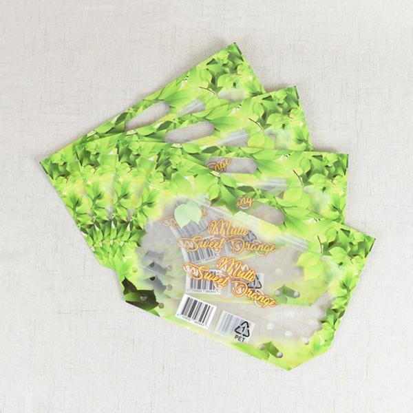 Customized Fruit OPP Packaging plastic k Pouch for grape/cherry/fruit Packing with Hanger Hole