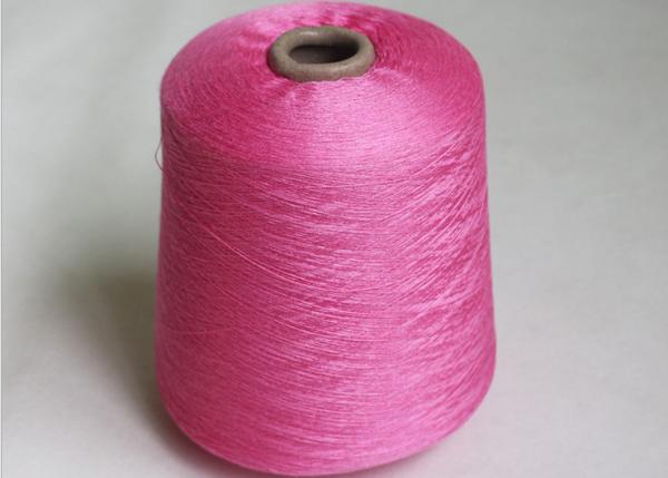 O poliéster cor-de-rosa do anel do Ne 20s da cor de 100% girou o fio 21s para peúgas de Kintting