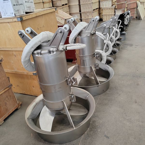 Tungsten Carbide Dual Seals Submersible Mixer IP68 for WWTP Aeration Tanks