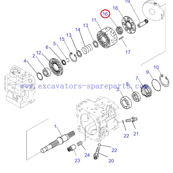 Guide Retainer 708-1S-13370 R7081S13370 For D475A D65PX PC35MR WA380