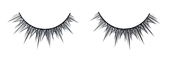 Synthetic Hair Diamond False Eyelashes Natural For Party , Handmade