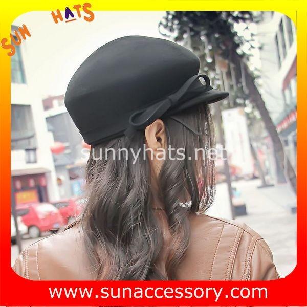 9140784 Sun Accessory customized  winner  fashion 100% wool felt Ivy hats, women hats and caps wholesaling