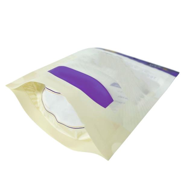 Matte Glossy Finish Stand Up Zipper Pouch PVDC Polyester Laminated For Pet Treat