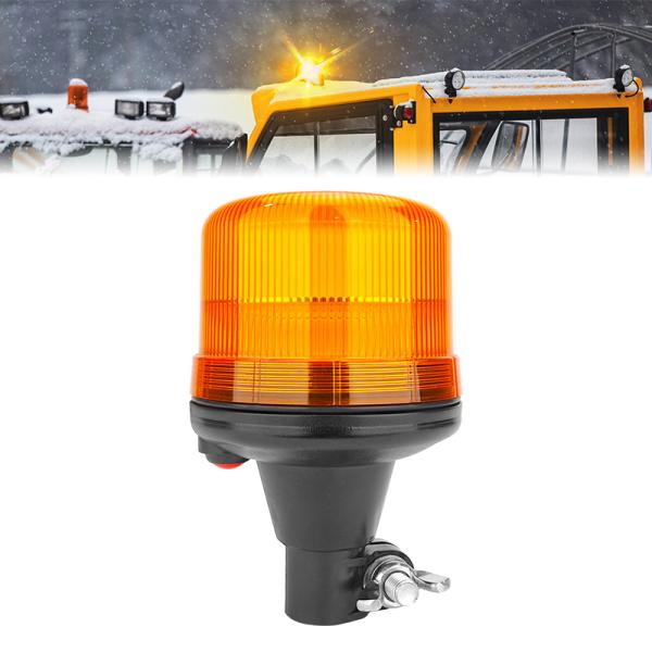 Feu de signalisation rotatif pour véhicule d'ingénierie routière à LED puissantes IP65