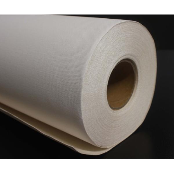 Waterproof White Inkjet Cotton Canvas Roll Matte 410gsm For Pigment / Dye Ink
