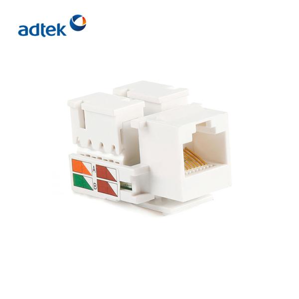 Cat6 Toolless Keystone Jack , rj45 keystone Ethernet jack