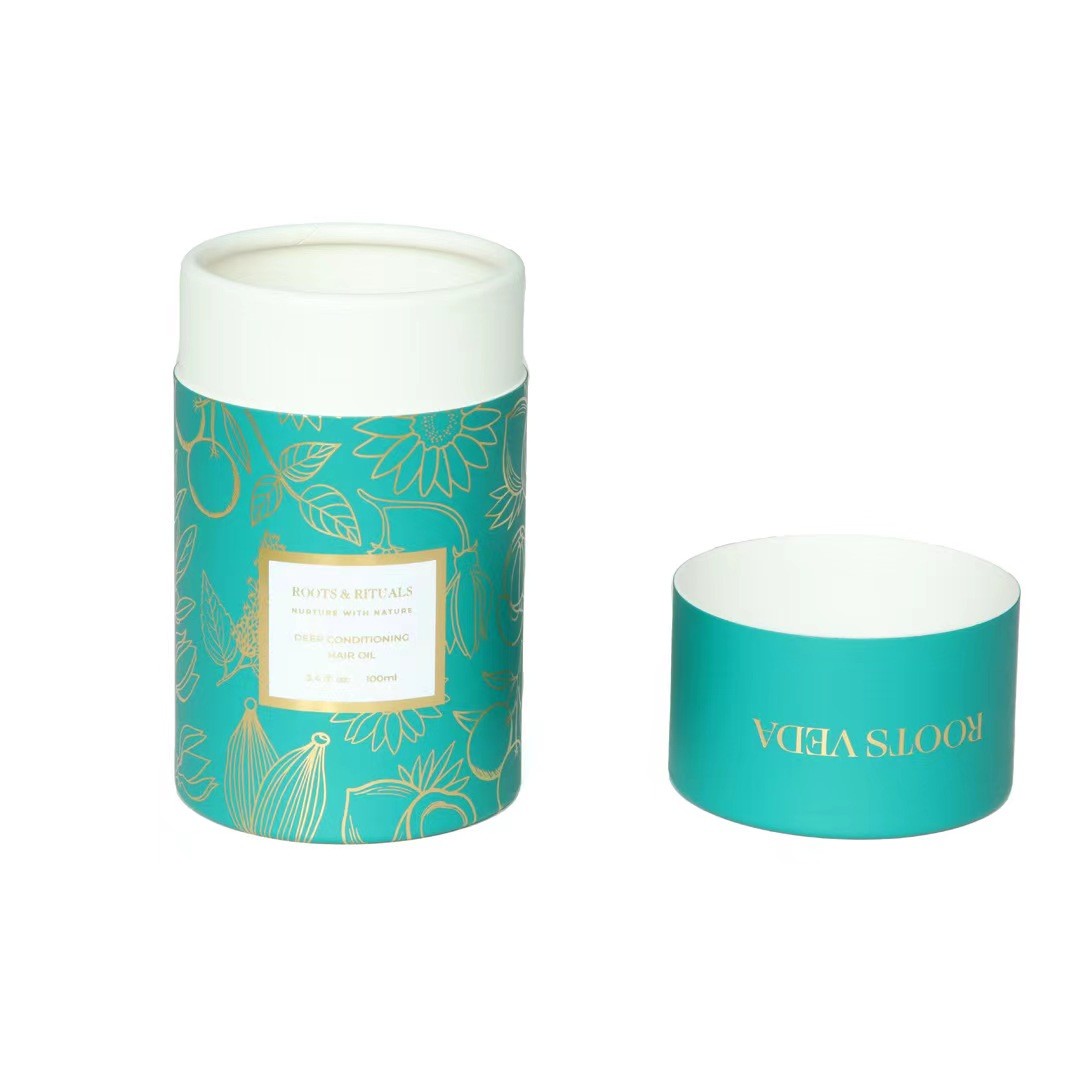 цилиндр Стеклянная бумага Jar Box Paper Tube Candle Packaging Для индивидуального дизайна логотипа