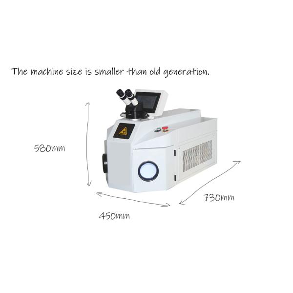 Portable 40J YAG Jewellery Laser Soldering Machine CCD Microscope