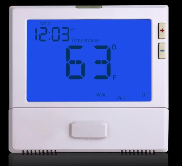 Única fase termostato programável 24V de 7 dias com bomba de calor