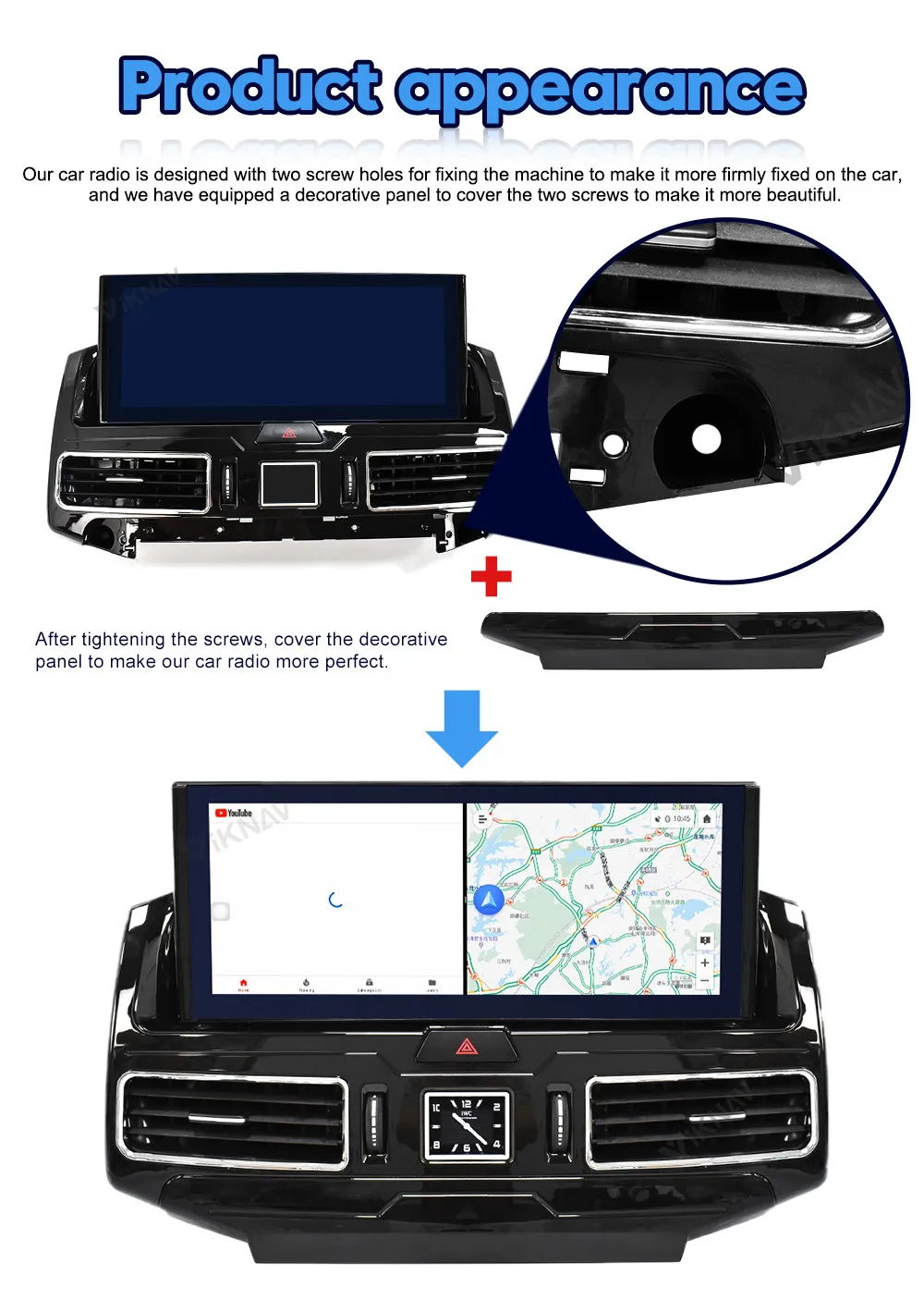 Антиблеры Авто аудио головные уборы для Toyota Land Cruiser LC200 2016 -2020