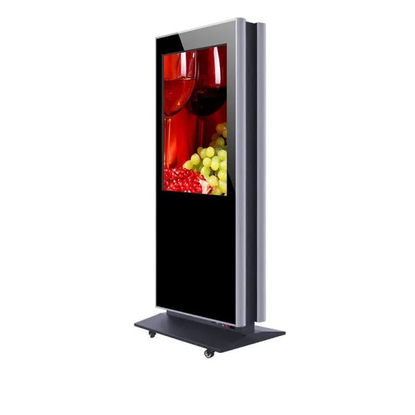 High Brightness IP65 Waterproof 43 49 55 Inch WIFI Android 11 Capacitive Advertising Totem for Retail Store Outdoor LCD Display