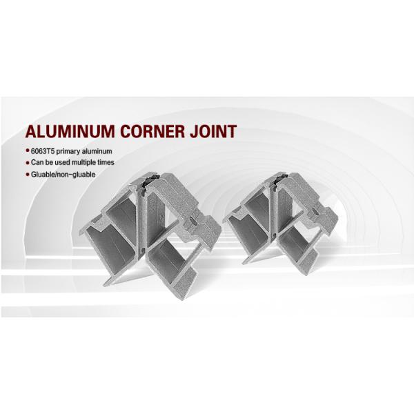 Soundproof Durable Aluminum Corner Joint for Easy Installation in Sliding Doors and Windows