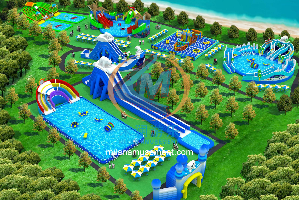 High-Quality Inflatable Park Combo – Designed for Commercial Playgrounds with One-Stop Service