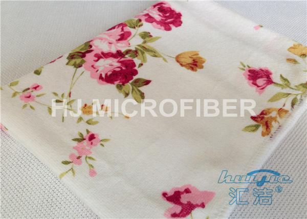 30 x pano de limpeza impresso 30cm de Microfiber com flor, poliamida de 20%