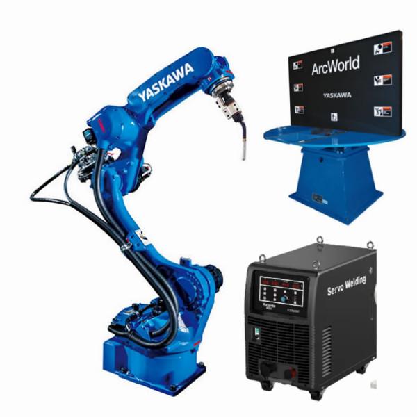 Aluminium Welding Robot Arm 6 Axis Yaskawa Motoman AR1440 With CNGBS Welding Positioner And Welder