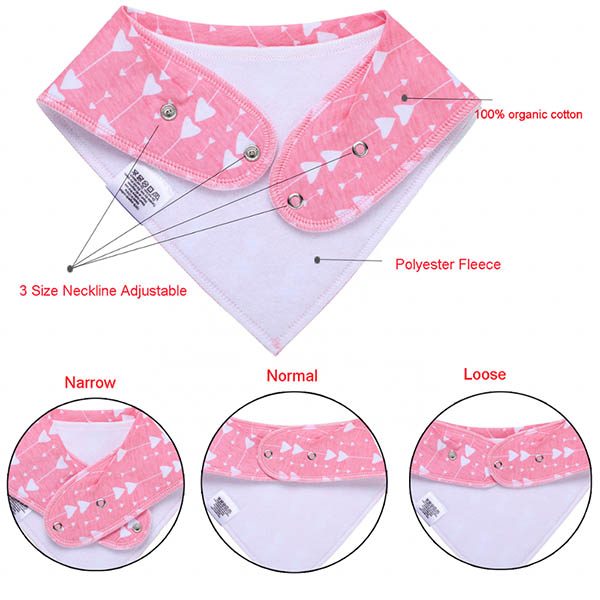 Unisex супер мягкие органические Bibs слюней хлопка для Newborn младенца