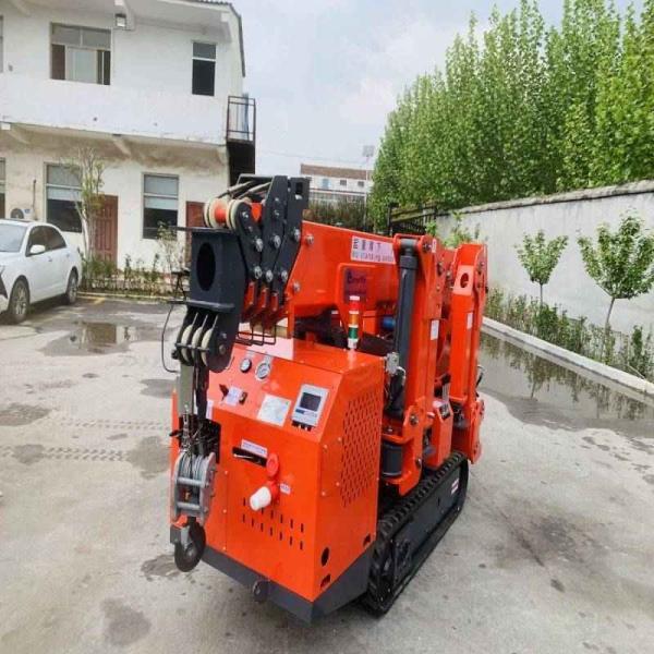 Кран на гусеничном ходе паука 3 тонн электрический мини с беспроводным дистанционным управлением