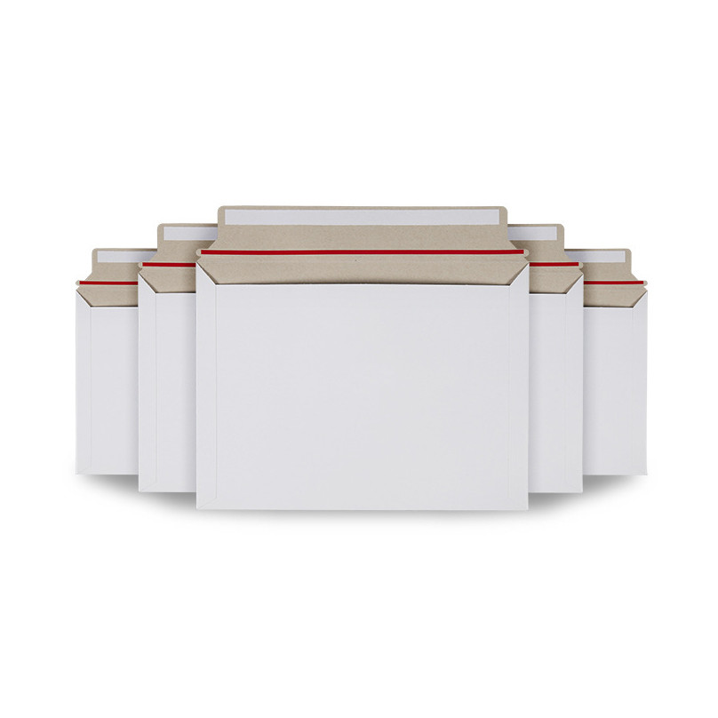 Sustainable Shipping Paper Mailer for E-commerce Paper Mailer for E-commerce with Adhesive Seal Strip and Custom Logo Printing