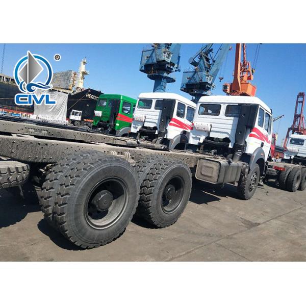 Orange Color BEIBEN  NG80 Heavy Cargo Trucks With EuroII Emission Stander And 6X4 10 Tires Weichai Engine 420hp