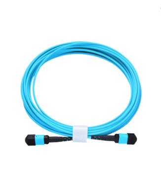 Le tronc de fibre optique de MPO câblent 12 24 pullovers multi de mode du noyau OM3 OM4