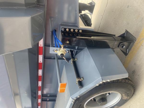 CIMC 40 Cubic Side Tipper End Dump Truck Trailer 3-Axis Steel Semi-Trailer