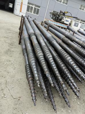Hot Dipped Galvanized Earth Screw Ground Helical Screw Pile Commercial