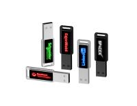 Clé USB Flash Drive Haute Vitesse Cristal Avec Lumière LED Brillant