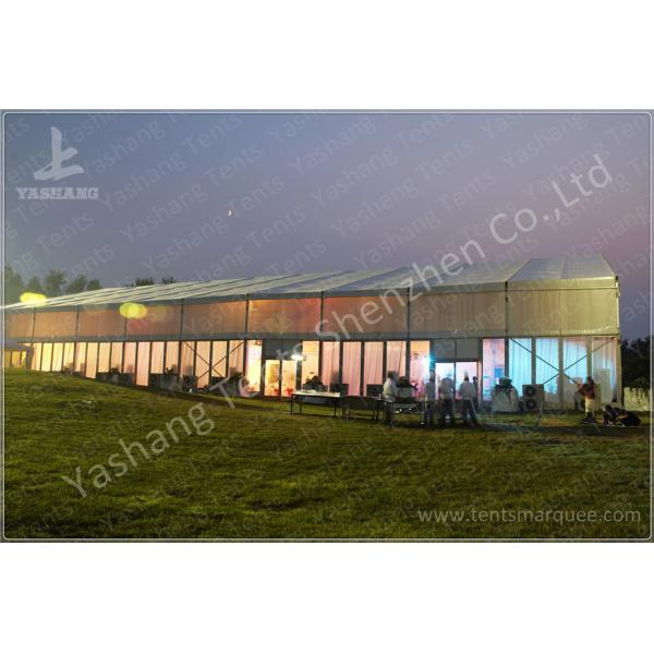 Hard Extruded Aluminum tents for parties , 850 gsm Soft PVC Fabric Cover