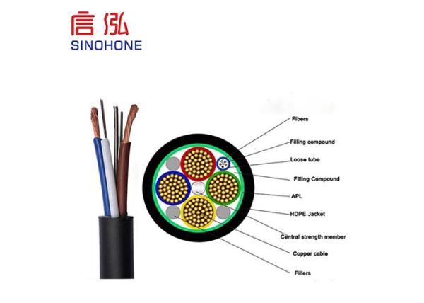 Moisture Proof Hybrid Fiber Power Cable Urban Home Environmentally Stable