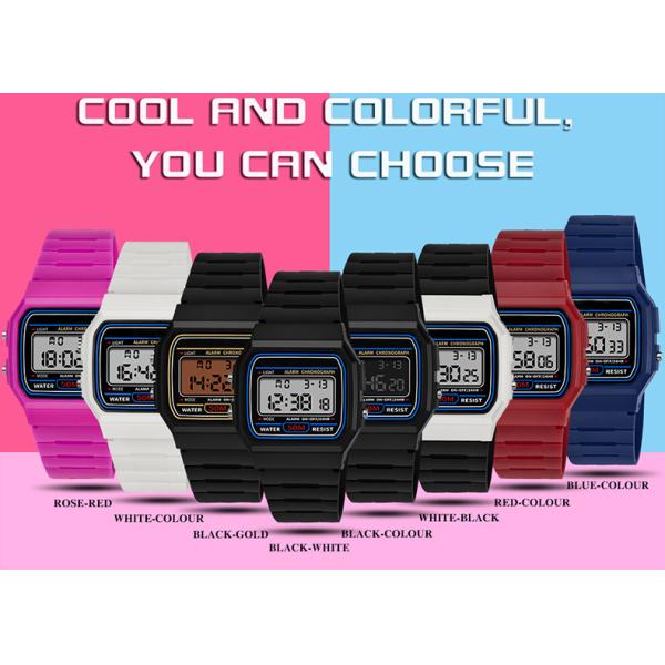 Sport LED Digital Watch Promotional Chrisrmas Gift Square Case Watch