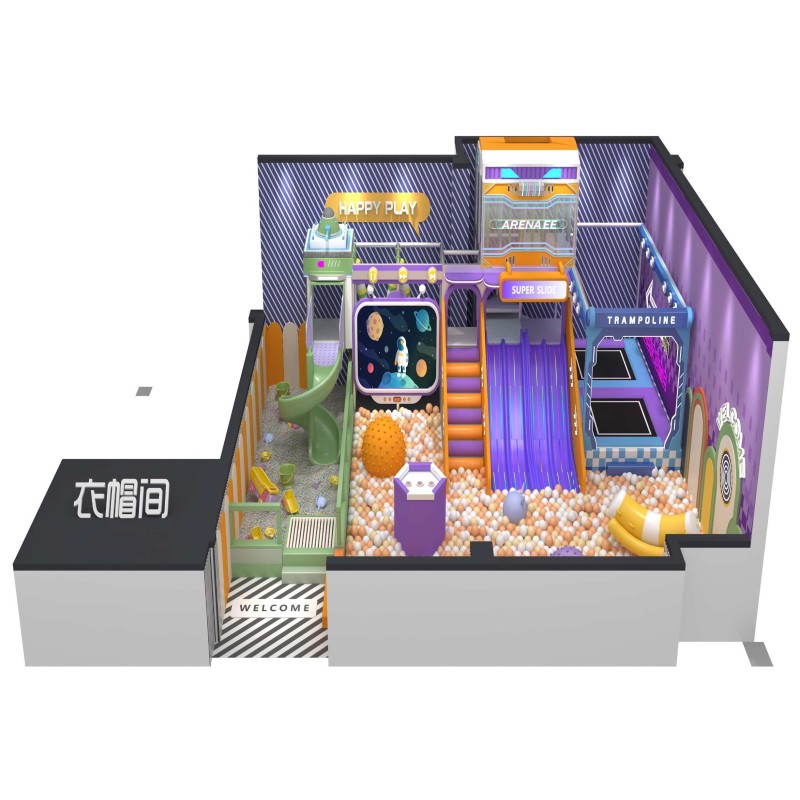 Mini Themed Indoor Playground Park Soft Kids Naughty Castle for Commercial