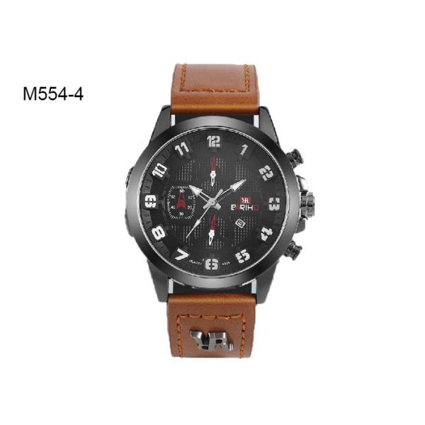 6 Pin Multifunctional Precision Quartz Watch Chronograph Date / Day Display