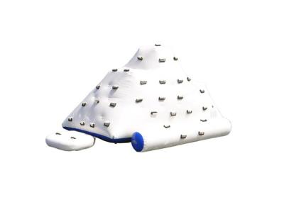 obra prática personalizada do tamanho dos brinquedos da água do iceberg de 4*3m cor branca inflável