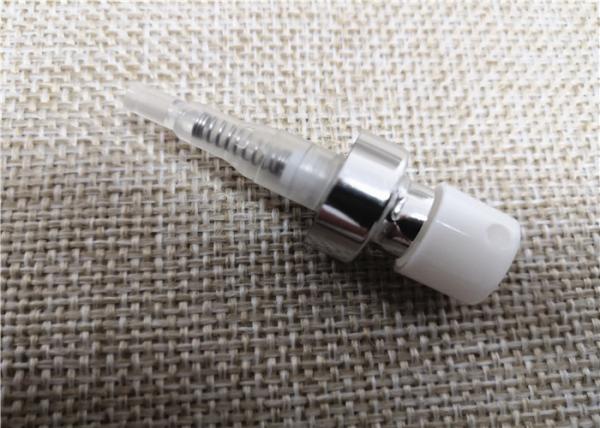 Aluminium Perfume Pump Sprayer White / Silver Color 0 . 15Ml Dosage Output