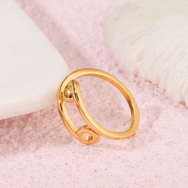 Trendy Women Jewelry Customized 14K Gold Plated Rings Design for Women