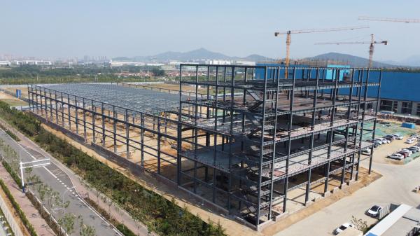 Prefabricated Steel Warehouse with Sandwich Panels for Industrial Use