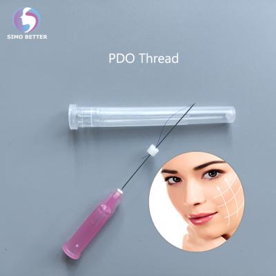 Soft Mono Screw Cosmetic Surgery Thread Lift Sharp Needle With Blunt Cannula