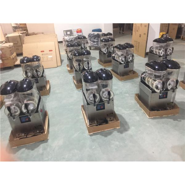 Full Stainless Steel Frozen Granita Machine , Margarita Slush Frozen Drink Machine