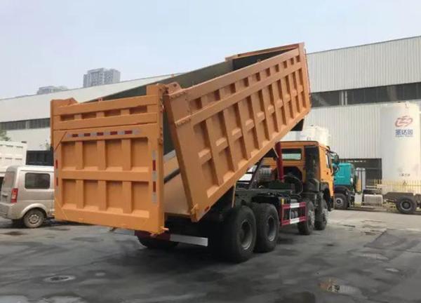 LHD Used 12 Wheel Wheeler 8X4 336HP 375HP HOWO Dump Dumper Truck Max Speed 75 Km/H